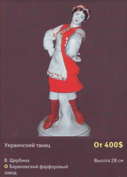 Украинский танец – Барановский фарфоровый завод – описание и цена в каталоге фарфора