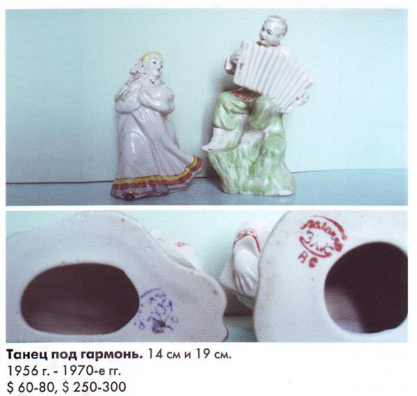 Танец под гармонь – Полонский завод художественной керамики – описание и цена в каталоге фарфора