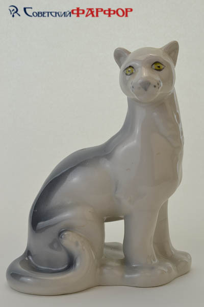 Пантера - фарфоровая статуэтка